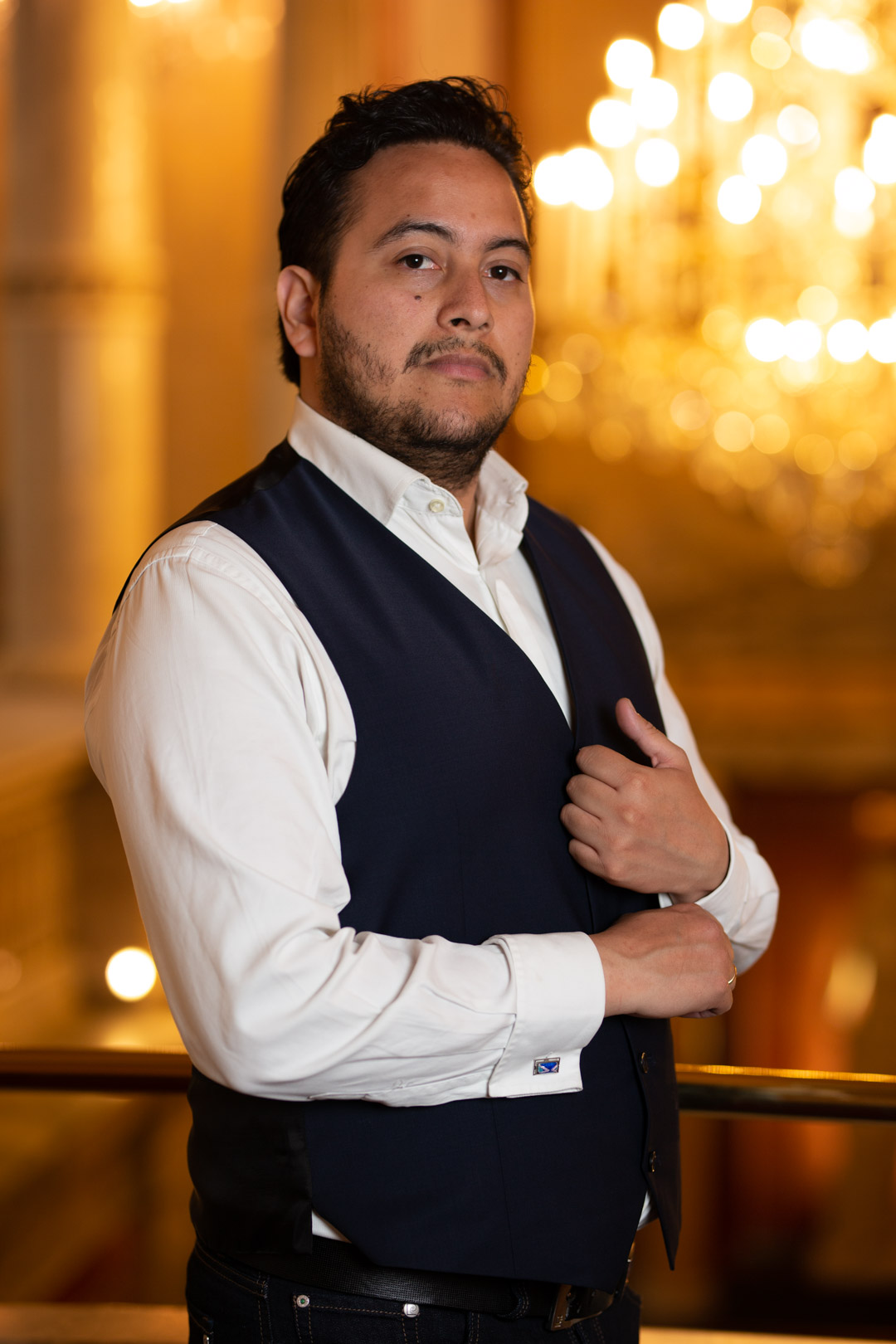 Retrato chaleco